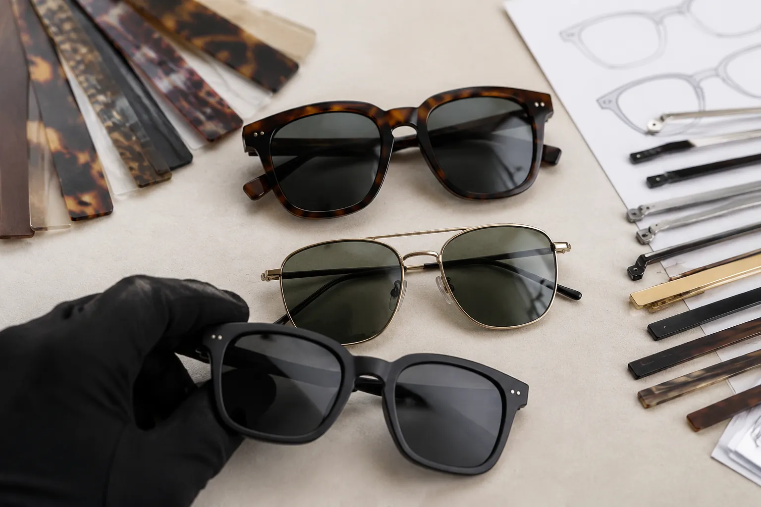 Acetate vs Metal vs Injection Sunglasses Guide