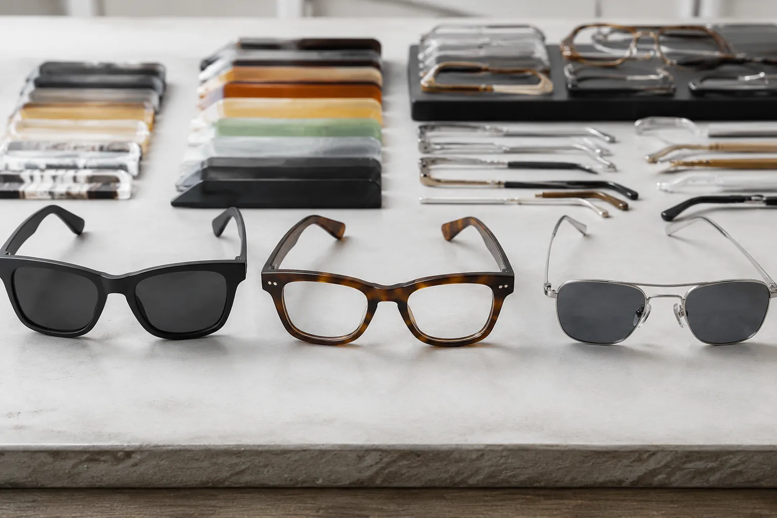 TR90 vs Acetate vs Metal for Prescription Sunglasses