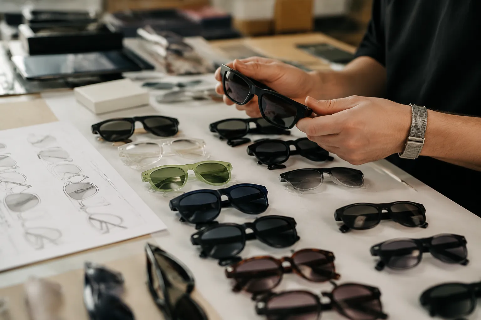 How Many Sample Rounds Do Custom Sunglasses Need?
