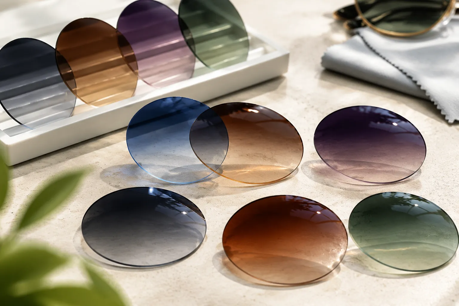 Gradient Polarized Lenses for Private-Label Sunglasses
