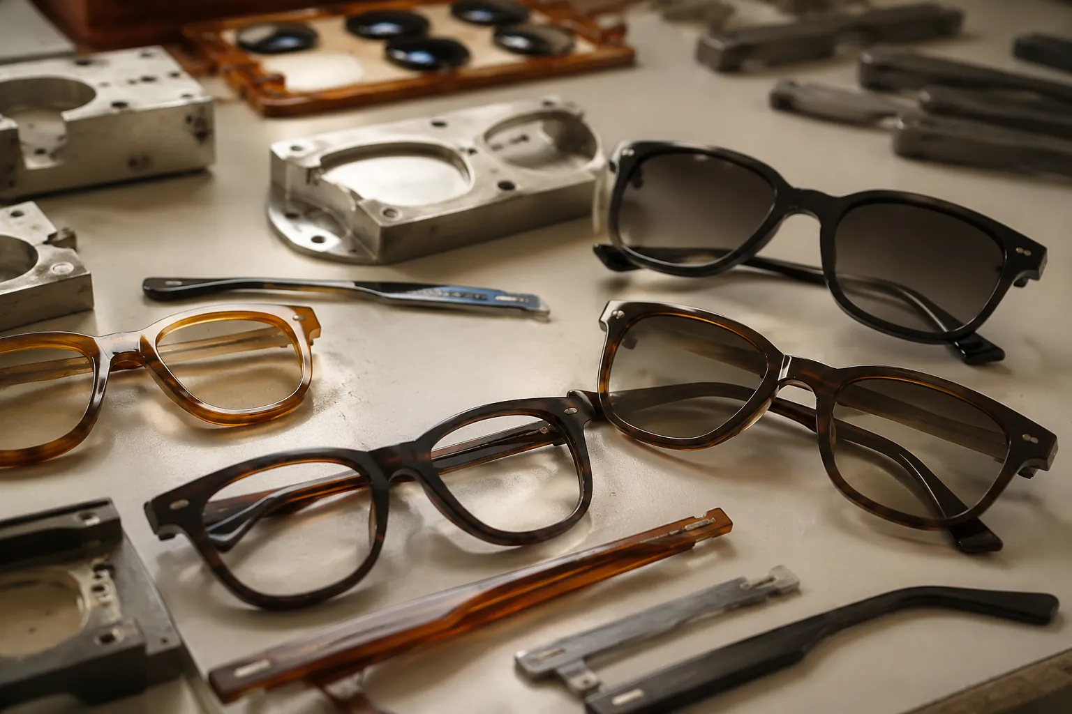Handmade Acetate vs Molded Eyewear Frames