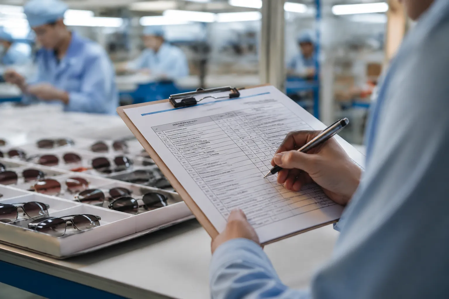Remote Audit Checklist for a Sunglasses Factory