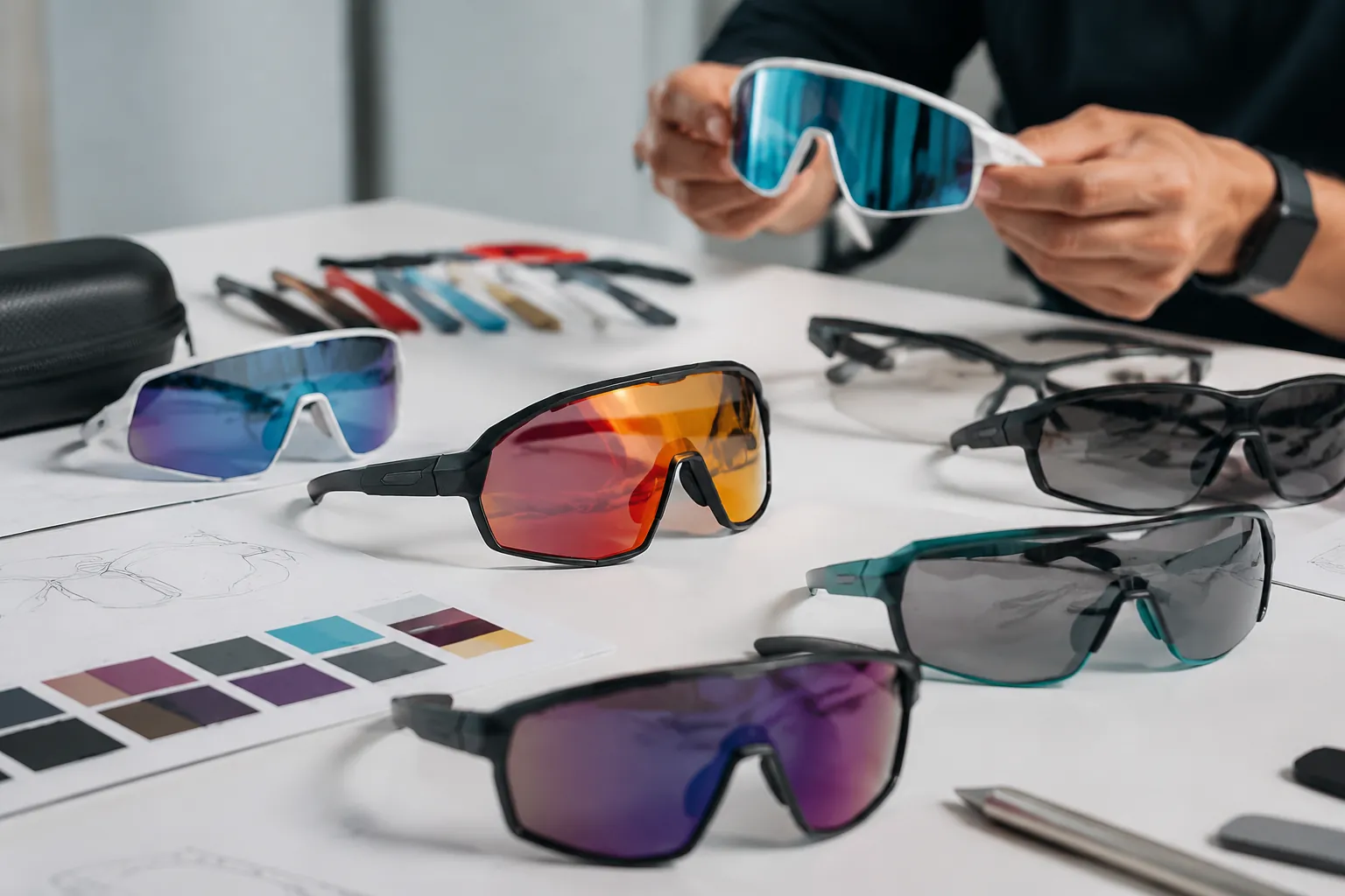 Best Logo Decoration for Each Sunglasses Material