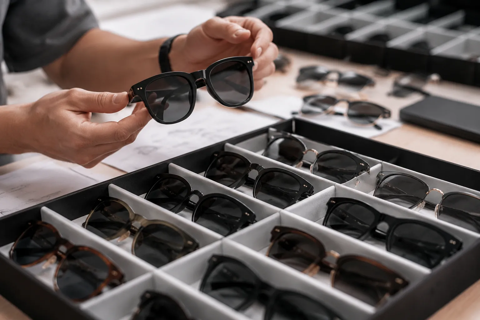 How to Compare Sunglasses Supplier Samples