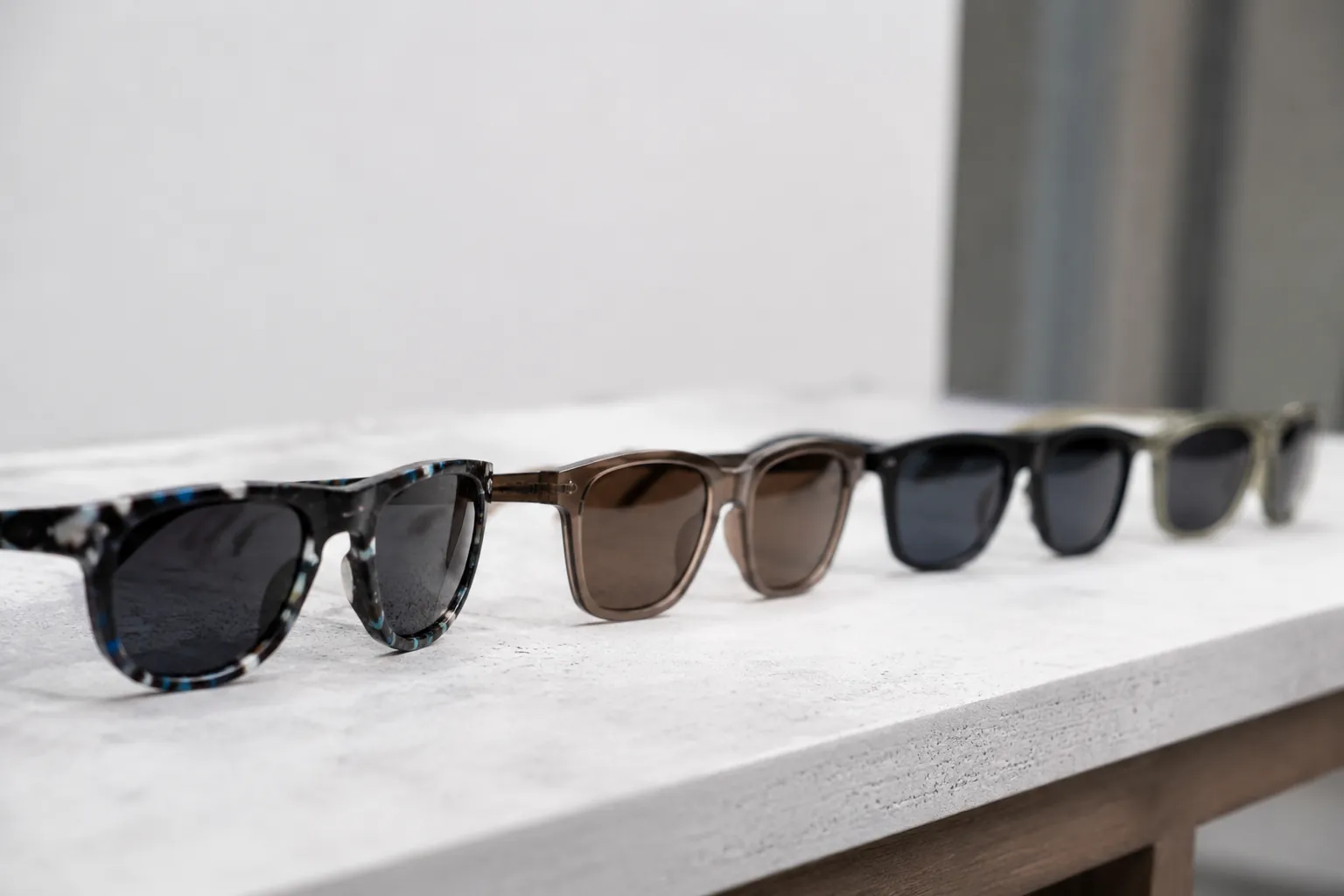 Source Recycled and Standard Sunglasses on One Line