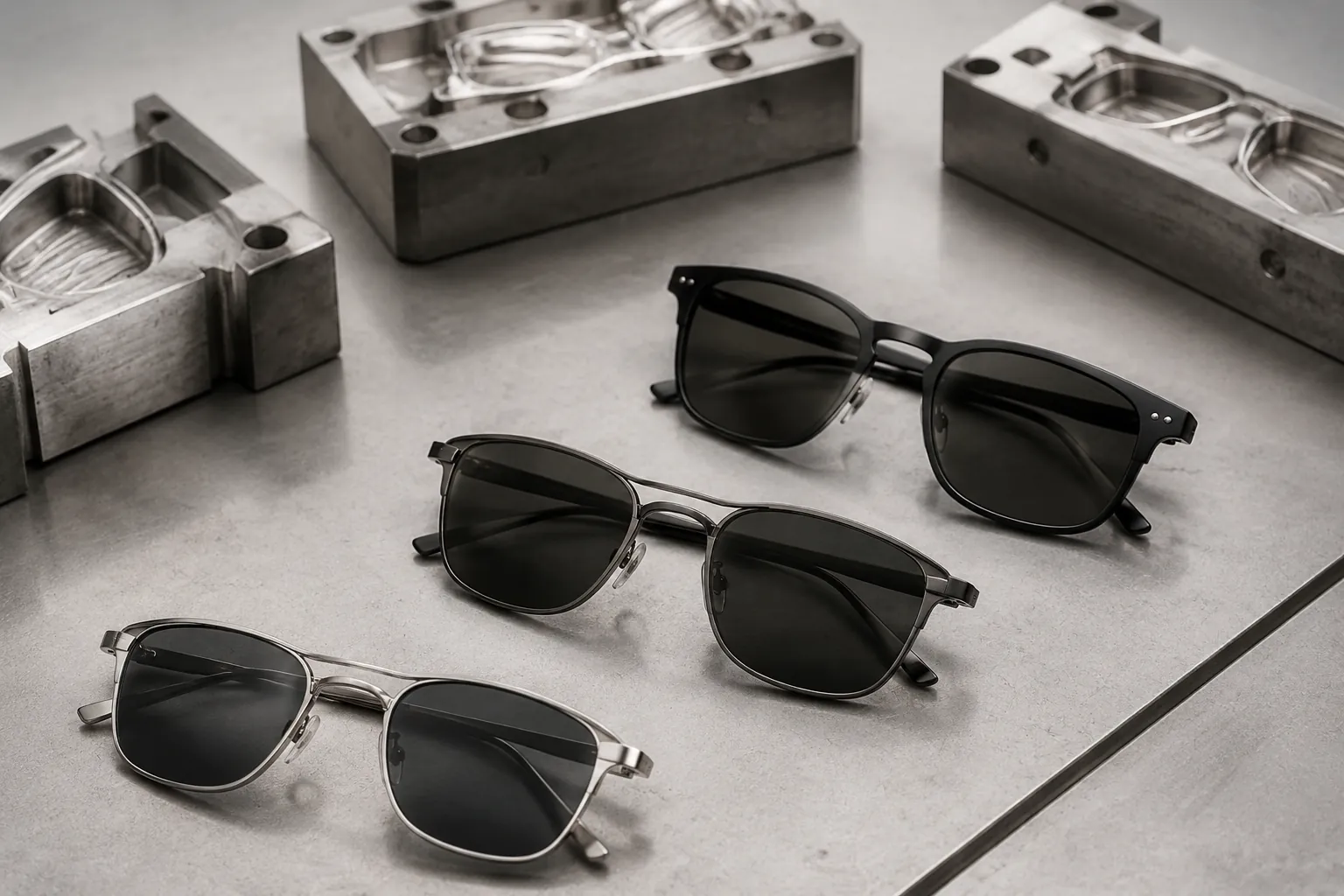 Metal Injection vs CNC vs Die-Cast Sunglasses Frames