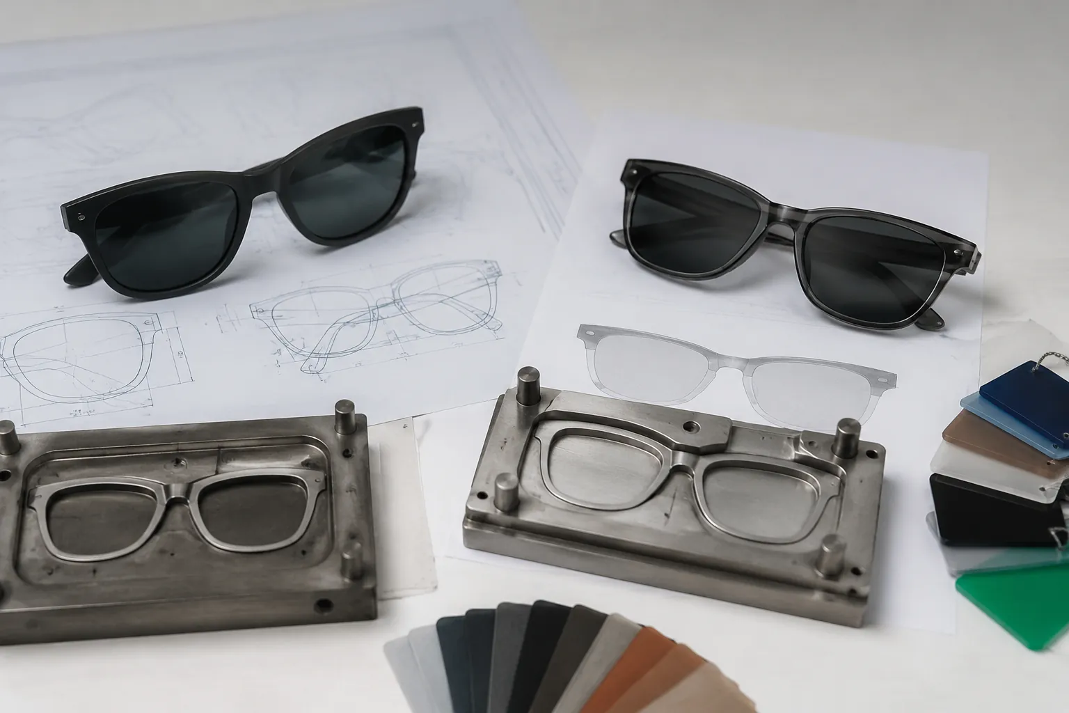 OEM vs ODM Sunglasses: Open Molds or Private Tooling?