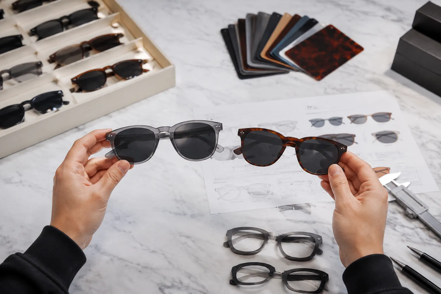 OEM vs ODM Sunglasses: MOQ, Tooling, Cost, Timeline