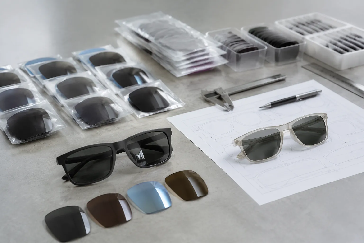 Polarized vs Mirrored vs Gradient Lens Mix That Sells