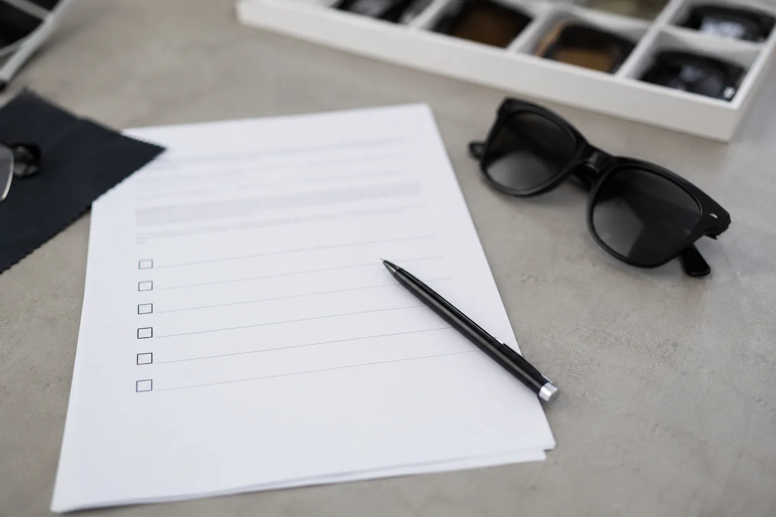 NDA Checklist for Private Label Sunglasses