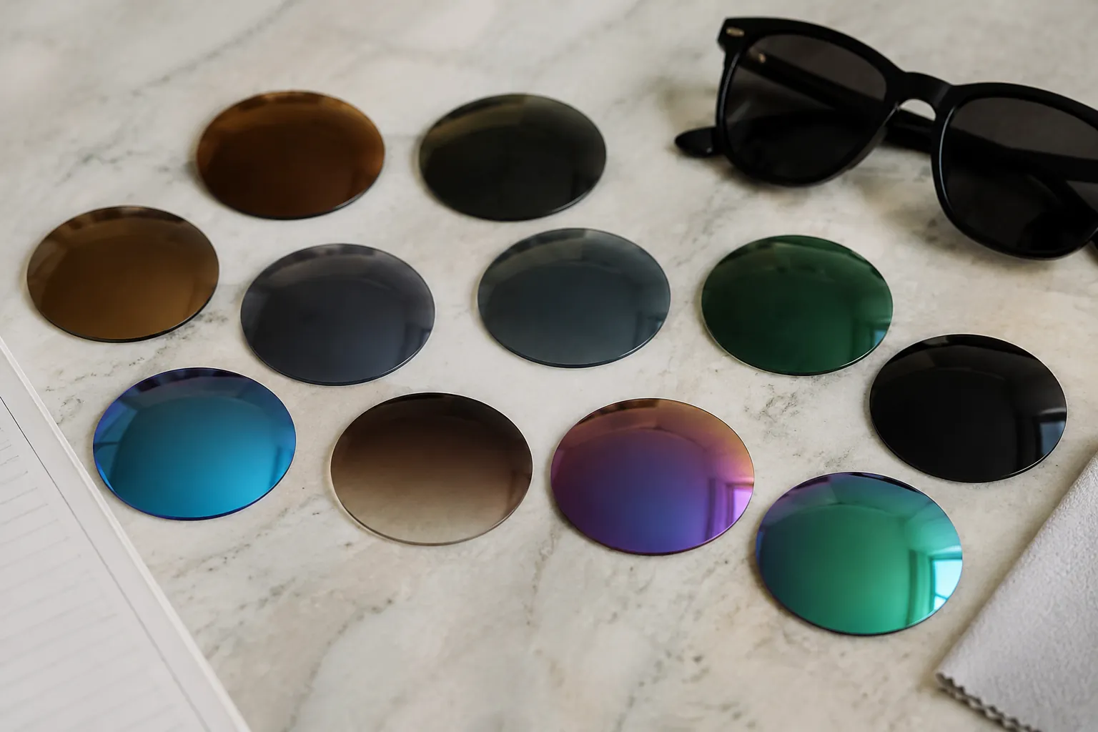 Sunglass Lens Base Color Guide for Bulk Buyers