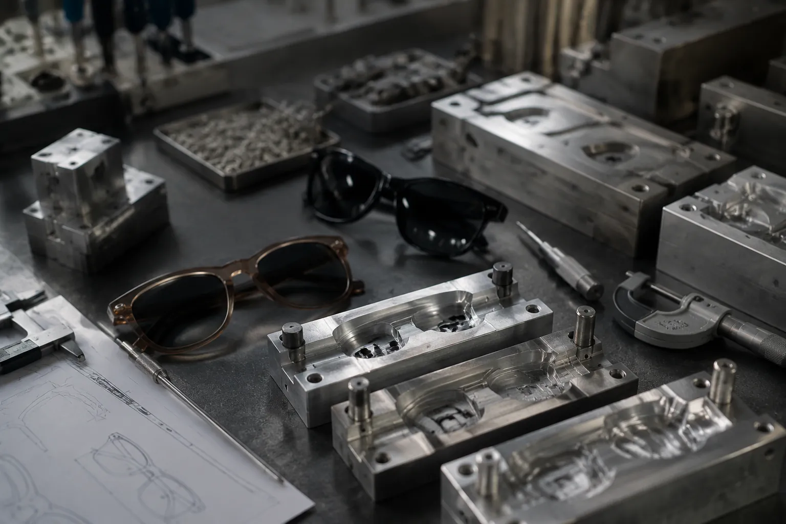 Sunglasses Tooling Costs: Molds, CNC, ROI