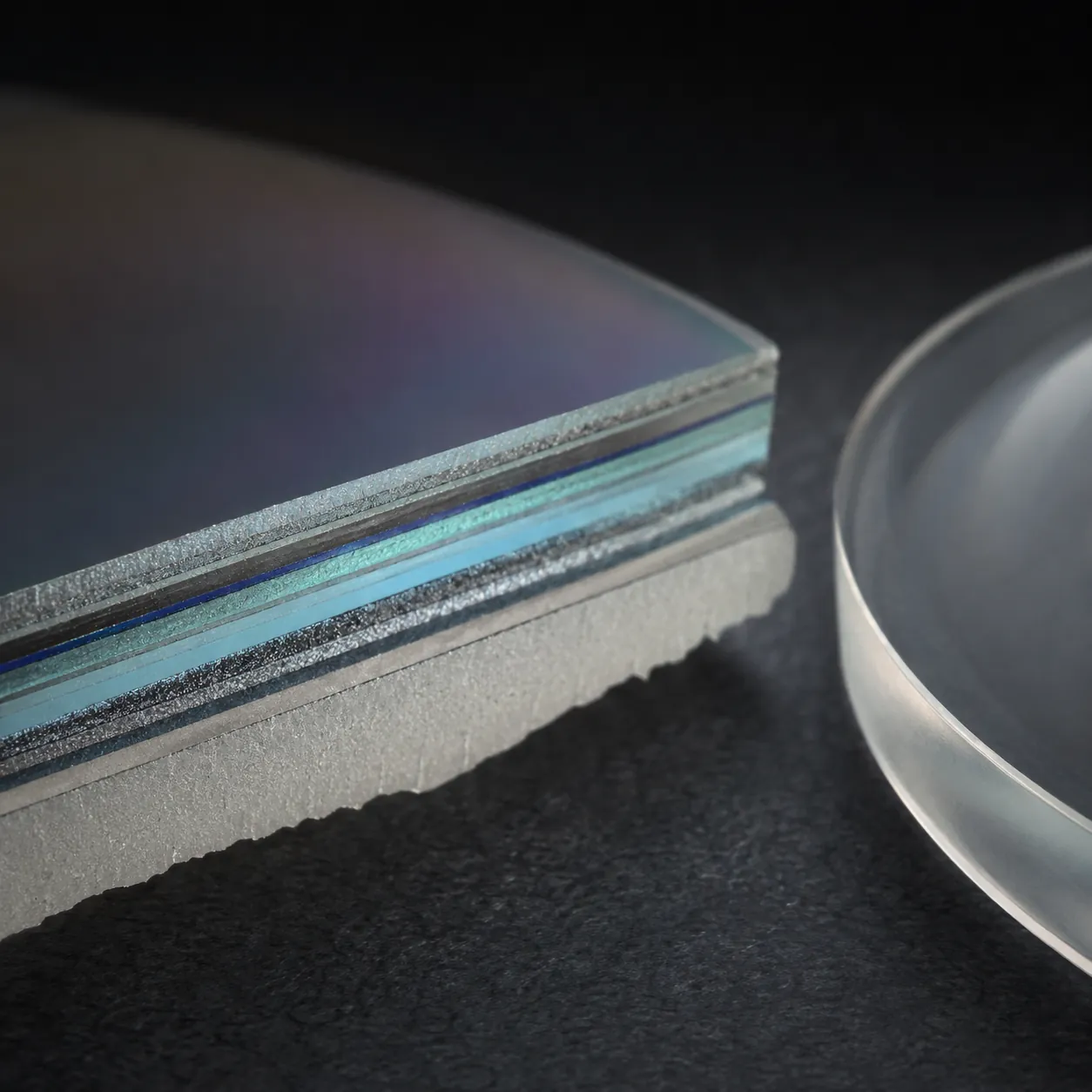 TAC and nylon optical sunglasses lens material
