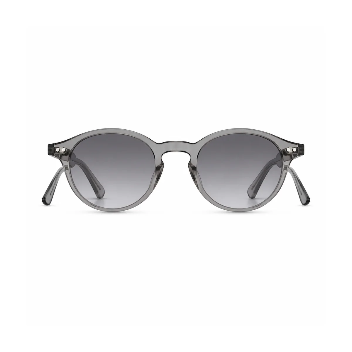 Round sunglasses material and lens detail photo